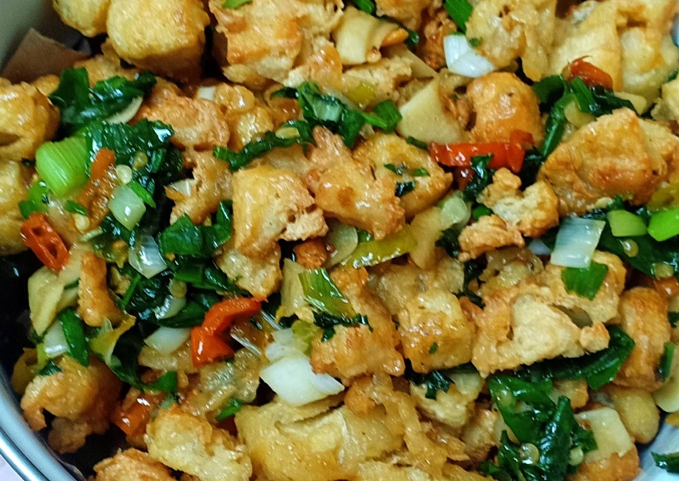 #7 Tahu cabe garam ala Inul Vista