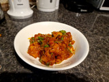 Indiai, karfiol-os előétel (Gobi Manchurian)
