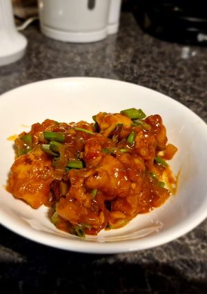 Indiai, karfiol-os előétel (Gobi Manchurian) recept fotója