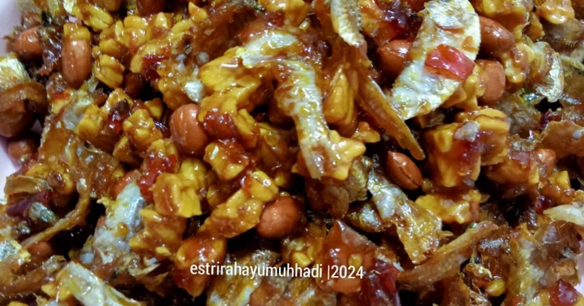 Resep Orek Tempe Kacang ikan Kapas oleh Estri Rahayu Muhhadi - Cookpad