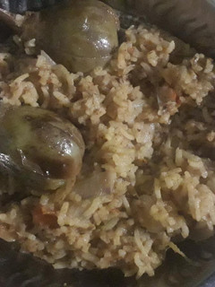 GUTTI VANKAYA BIRIYANI கத்தரிக்காய் பிரியாணி செய்முறை முக்கிய புகைப்படம்