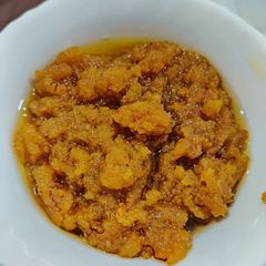 A picture of Moong dal halwa.