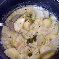 Potato and Leek Soup A picture of Potato and Leek Soup.