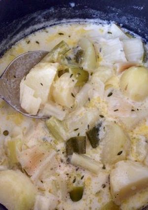 A picture of Potato and Leek Soup.