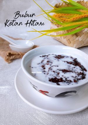 Foto resep BUBUR KETAN HITAM kuah santan