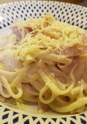 Foto resep Fettuccini Carbonara Super Creamy