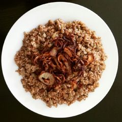 A picture of Moojhadara (Lentil and Burghul) *Vegan.