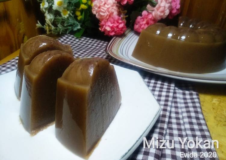 Mizu Yokan (Puding Jelly Kacang Merah)