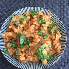 A picture of Boondi ki sabji.