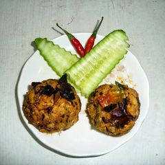 A picture of Rui Maacher Bharta | Mashed Ruhu Fish | Traditional Bangladeshi Recipe.
