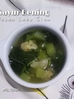 Foto resep #397 Sayur Bening Bayam Labu Siam (MPASI 8m +)