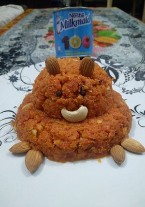 गाजर का हलवा (gajar ka halwa recipe in Hindi) रेसिपी मुख्य फोटो