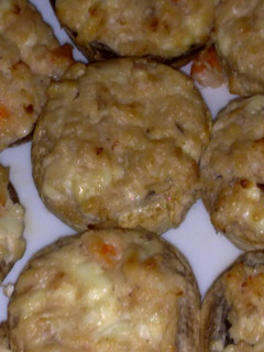 Una foto de Champiñones rellenos