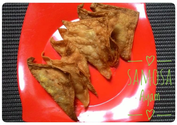 Cara mudah mengolah 30.#Samosa Ayam ala-ala# Anti Gagal