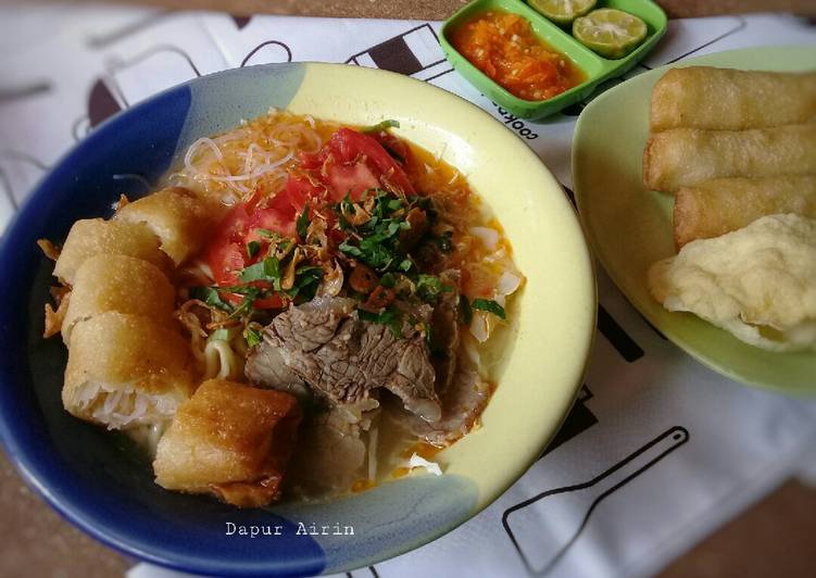 RECOMMENDED! Begini Resep Soto Mie Bogor Spesial