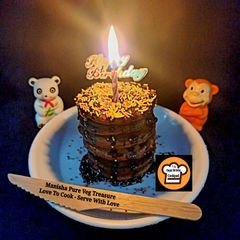 A picture of Eggless Chocolate Pan Cake.
