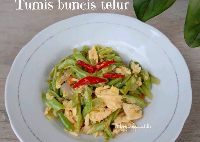 Resep Tumis Buncis Telur Oleh Heny Widyawati 01 Cookpad