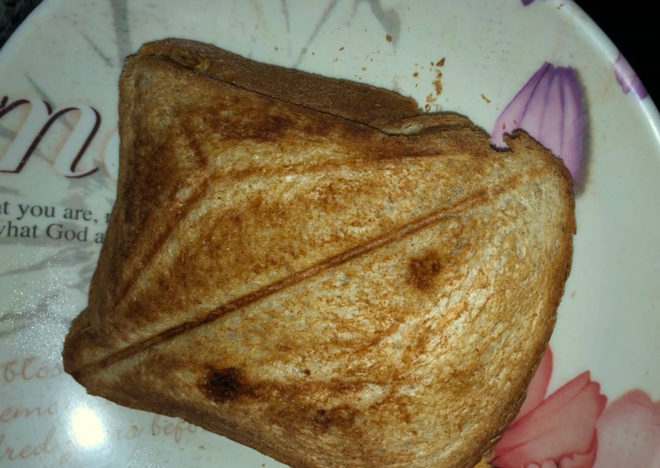 Rava malai toast