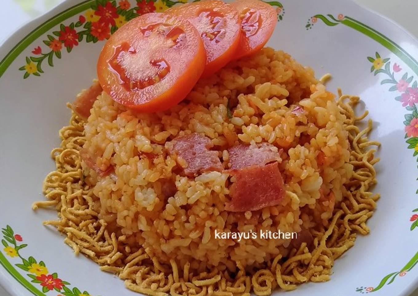 Nasi Goreng Bacon Daun Jeruk (Non Halal)