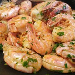 A picture of Gamberi aglio, olio e peperoncino.