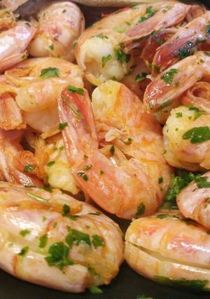 A picture of Gamberi aglio, olio e peperoncino.