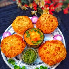 A picture of Bedmi poori.
