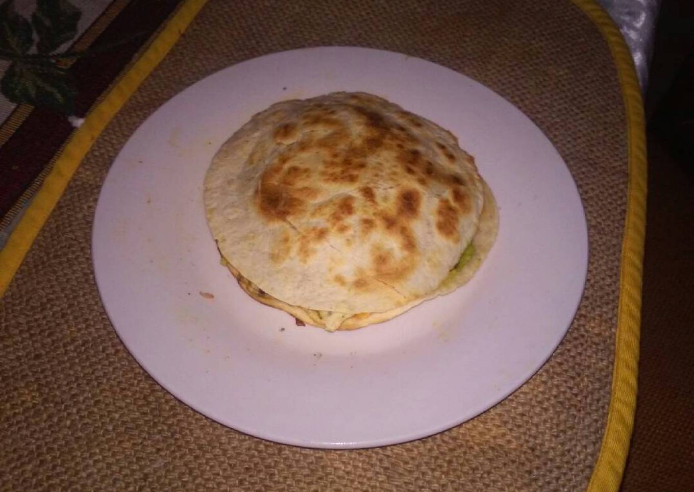 Quesadillas dominicanas de huevo