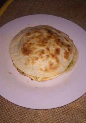 Una foto de Quesadillas dominicanas de huevo