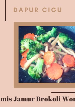 Foto resep Tumis Jamur Brokoli Wortel