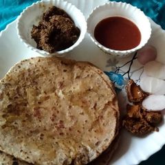 A picture of Aloo Ka Paranth.