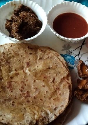 A picture of Aloo Ka Paranth.