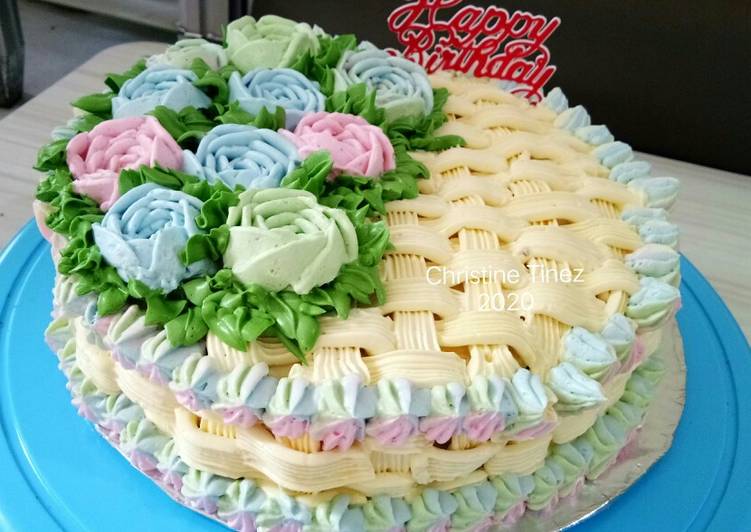 Cara Gampang Membuat Mocca tart ulang tahun yang Bisa Manjain Lidah