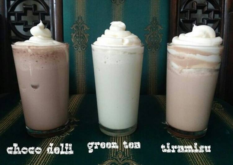 ICE BLANDED (Choco Delfi, Green Tea, Tiramisu)