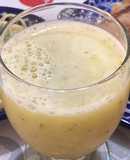 Batido de pepino naranja y chía