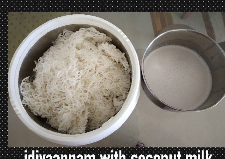 Easiest Way to Prepare Quick Idiyappam with coconut milk