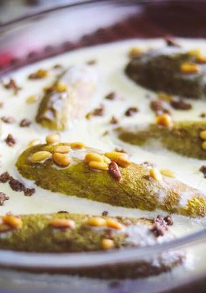 عکسی از دستور کوسا بلبن (کدو در ماست)