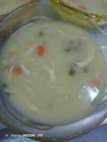 شوربة كريمة الدجاج