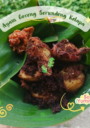 Foto resep Ayam Goreng Serundeng Kelapa 🍗🥥