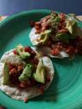 Chuleta ahumada picada y chorizo ideal para tacos