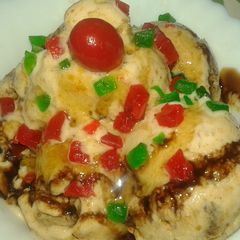 A picture of Healthy honey & fig ice cream.