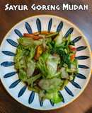 Sayur Goreng Mudah