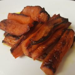 A picture of My Carelmerised Carrots.