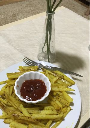 صورة لوصفة بطاطس مشوي بالبهارات