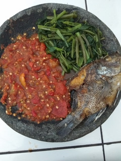 Foto resep Sambel pelecing kangkung