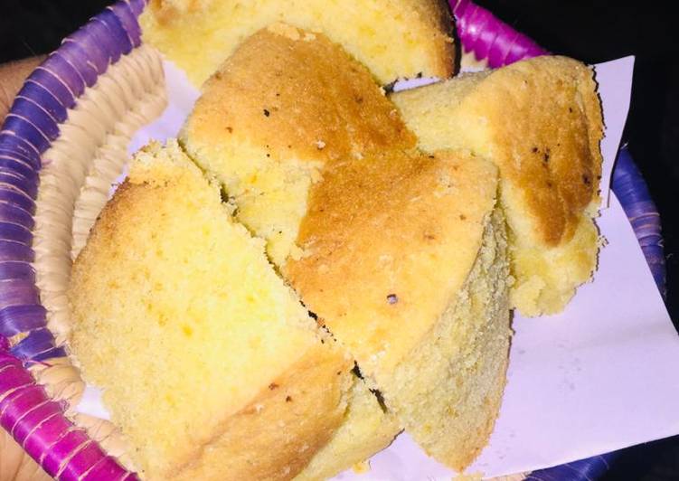 Step-by-Step Guide to Prepare Any-night-of-the-week Plain slice cake Cooking Basics for Beginners