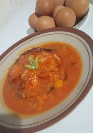 Foto resep Telor ceplok manis asem muanjaaaahhhh