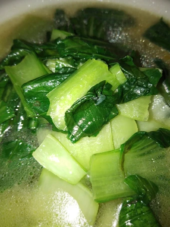 Recipe Cah sawi daging bawang putih simple.. the So Delicious Perfect