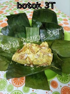 Foto resep Botok tahu tempe teri