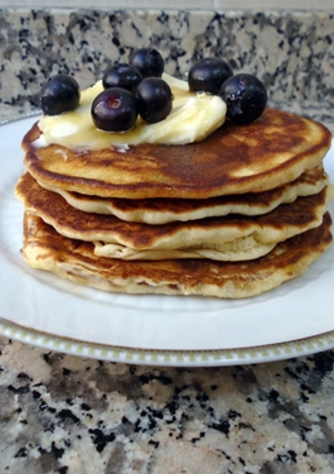 Una foto de Pancakes o tortitas americanas