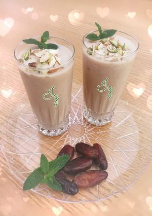 A picture of 🍹🍌🌴Date & Banana Milkshake🌴🍌🍹.